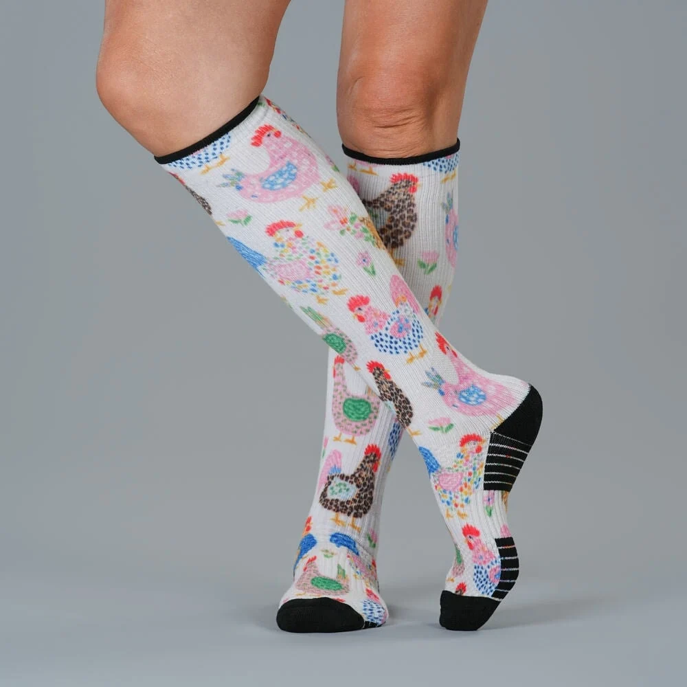 Rooster Razzle Compression Socks - Image 3