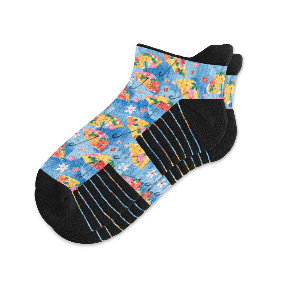 Spring Showers Ankle Compression Socks