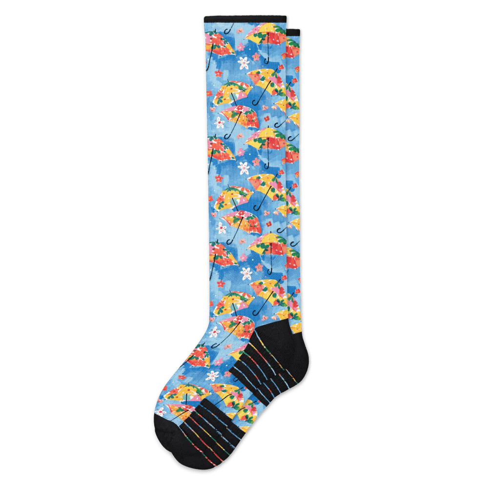 Spring Showers Compression Socks