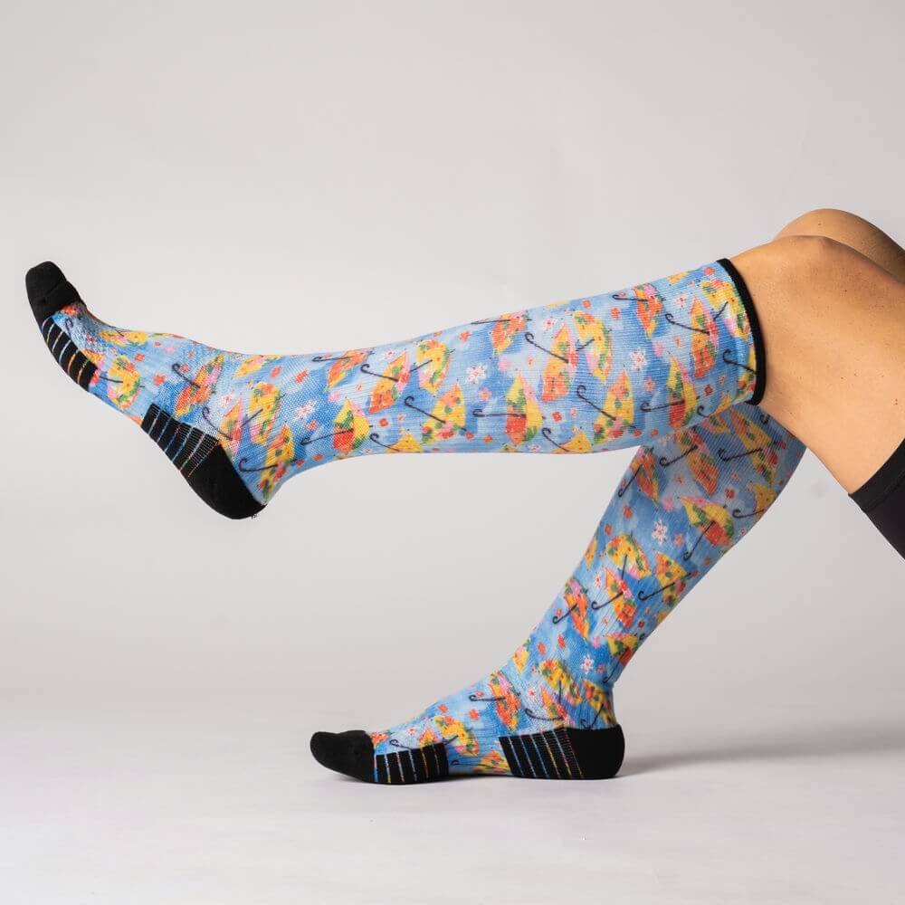 Spring Showers Compression Socks - Image 4