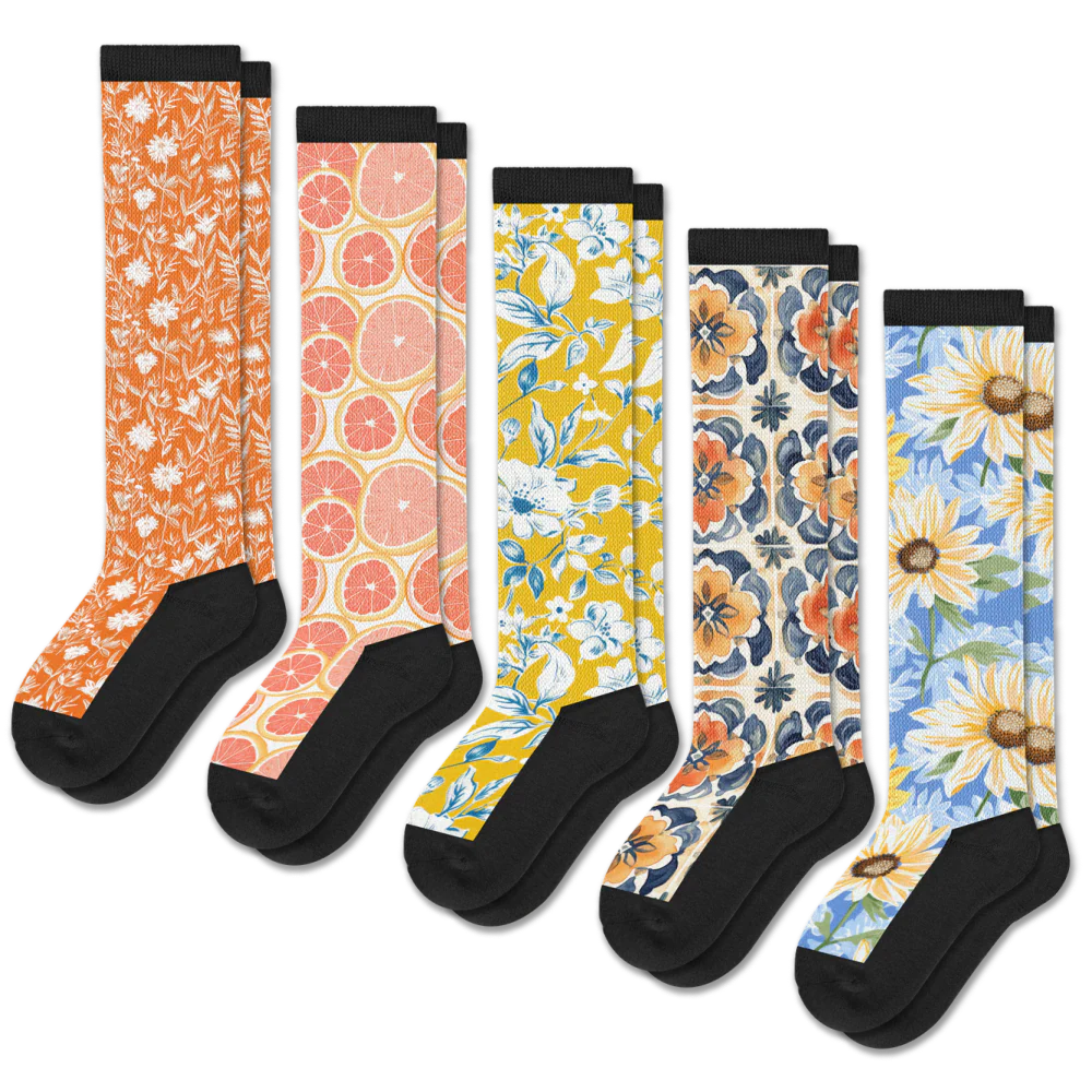 Summer Breeze EasyStretch™ Socks 5-Pack Bundle