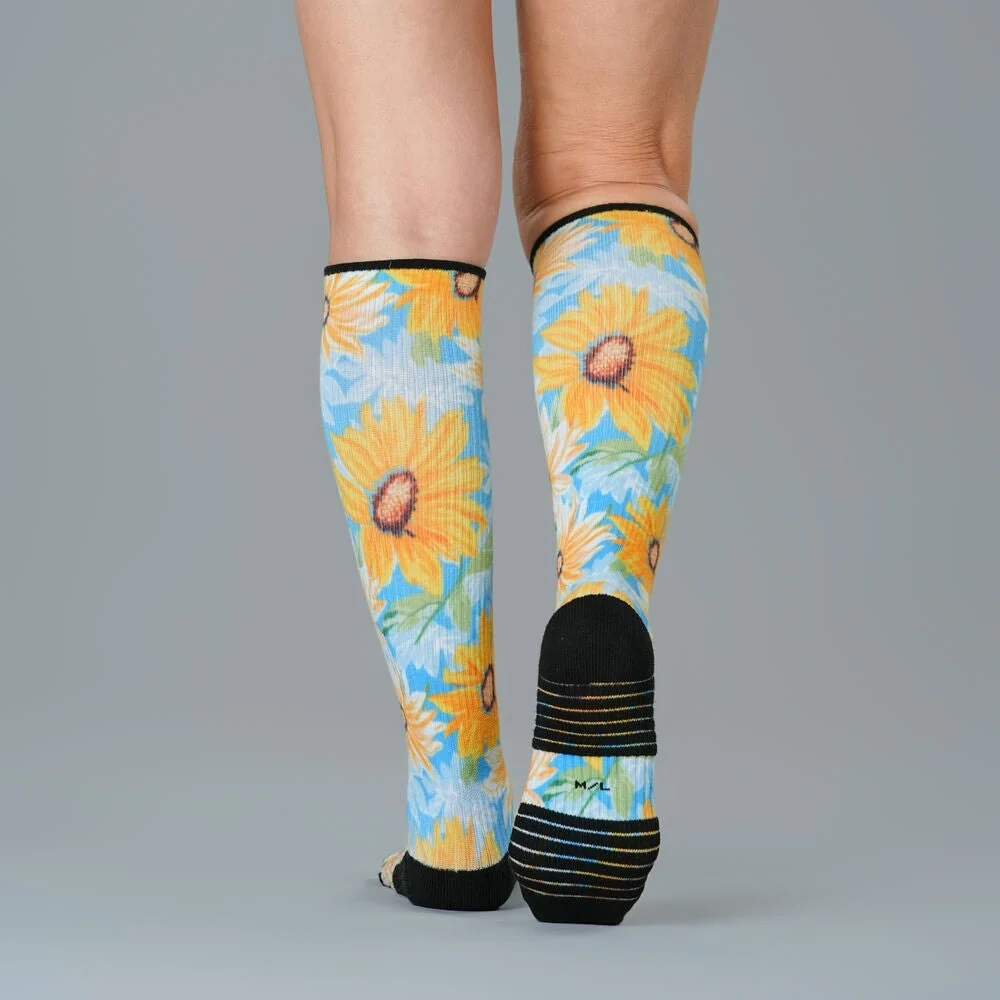 Sunflower Sky Compression Socks - Image 4