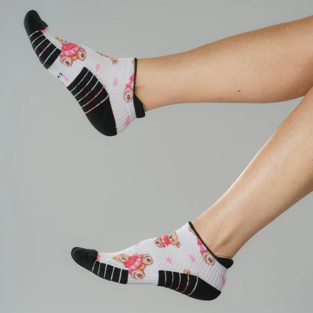 Sweetheart Bear Ankle Compression Socks - Image 4