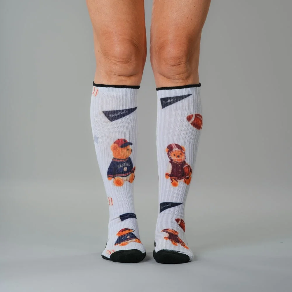 Touchdown Teddy Compression Socks - Image 2