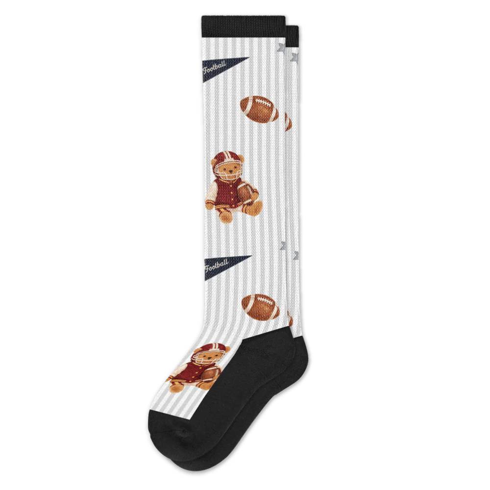 Touchdown Teddy EasyStretch™ Socks