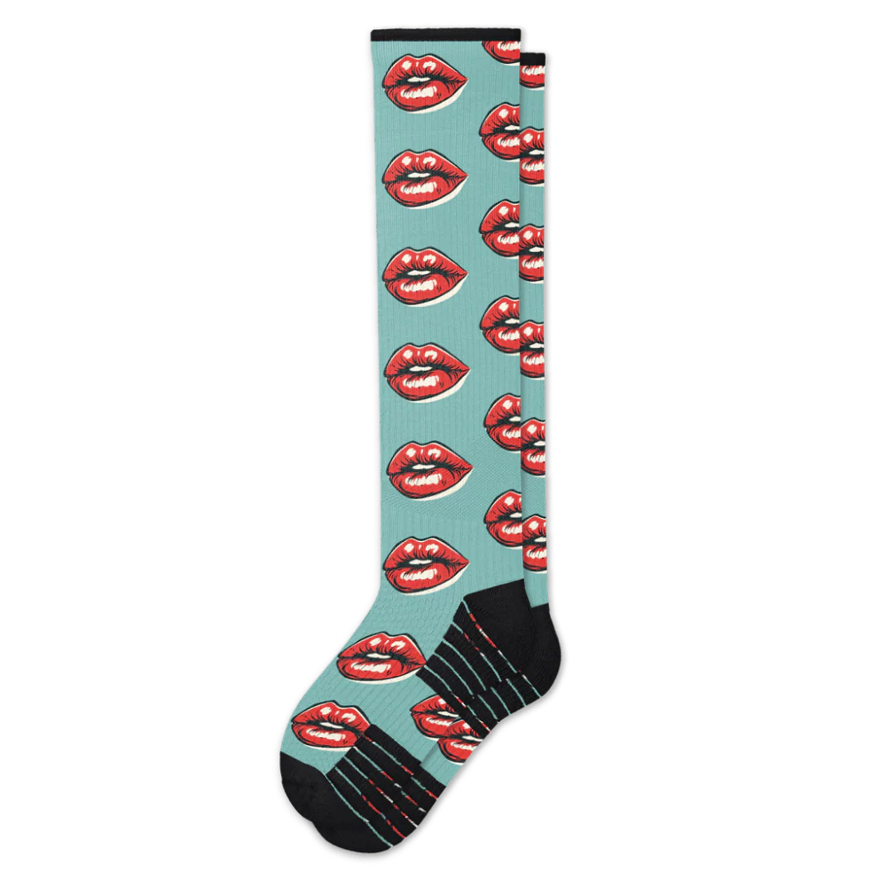 Vintage Kiss Compression Socks