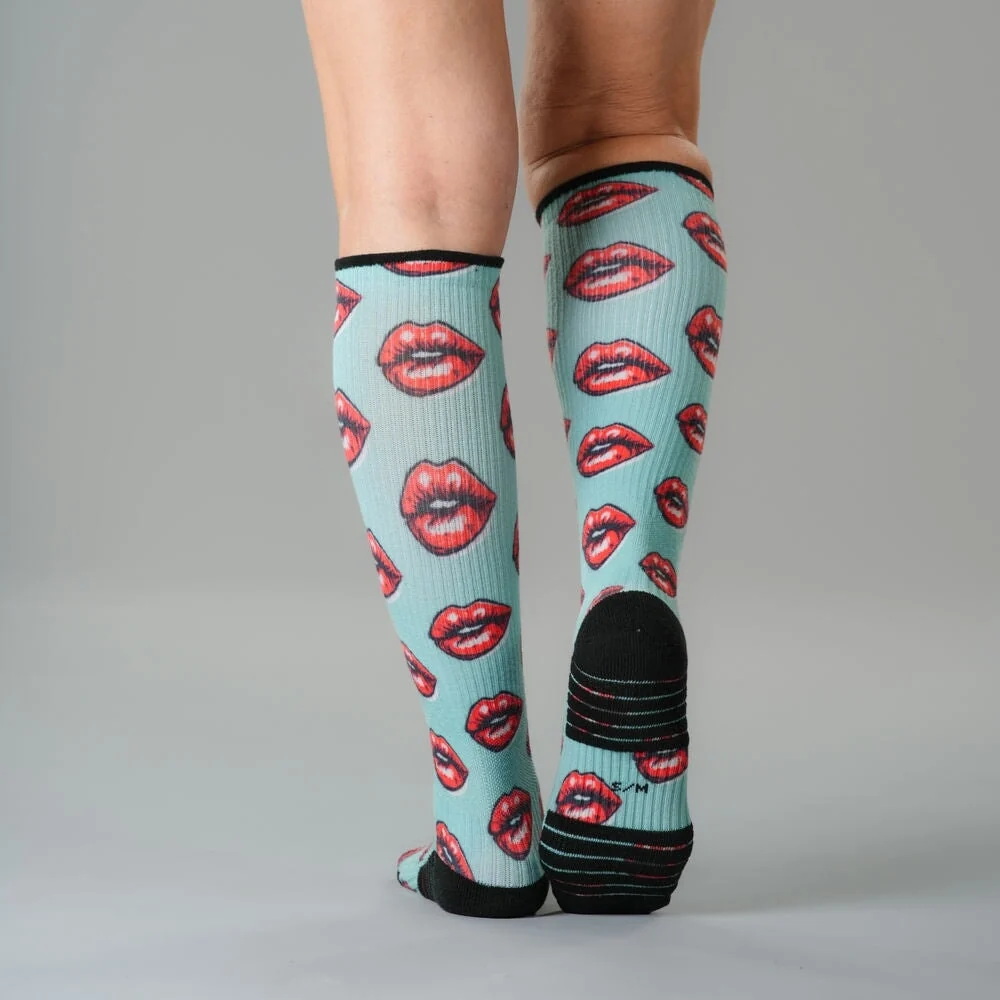 Vintage Kiss Compression Socks - Image 4
