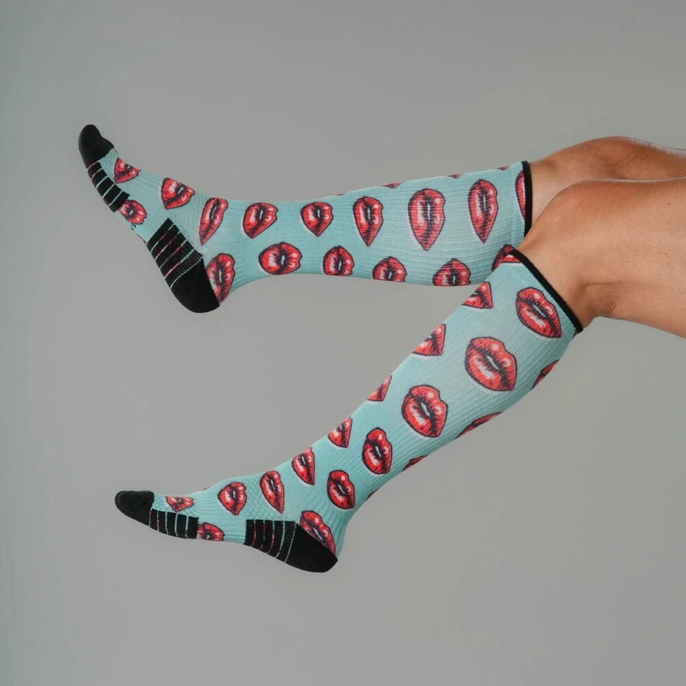 Vintage Kiss Compression Socks - Image 5