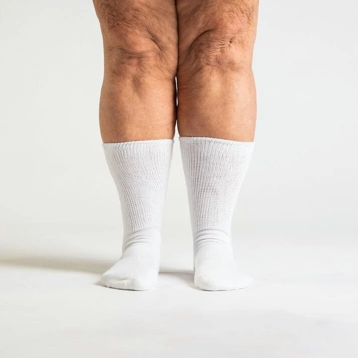 White EasyStretch™ Socks Bundle 12-Pack - Image 4